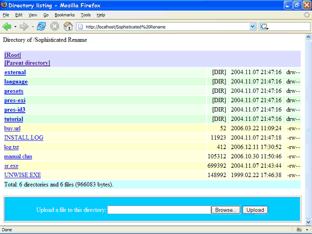 Acritum Femitter HTTP-FTP Server Screenshot